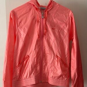 Nike Coral Pink Hooded Windbreaker